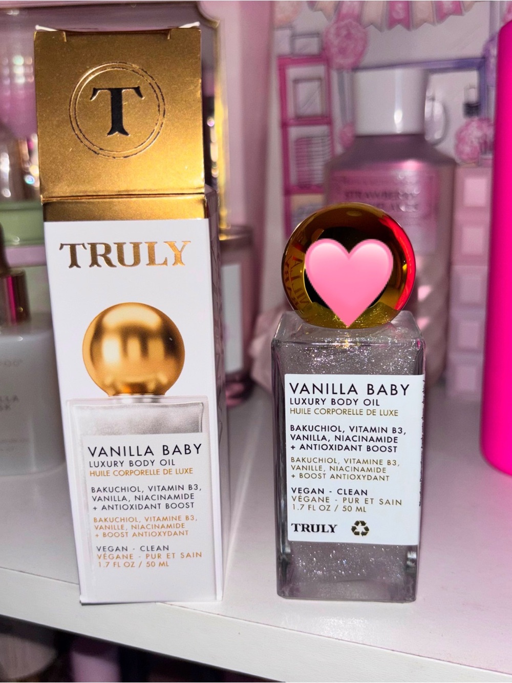 💝NIB TRULY Vanilla Baby Luxury Body OIL💝